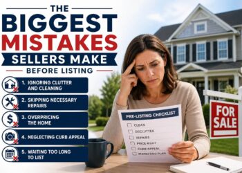 The Biggest Mistakes Sellers Make Before Listing
