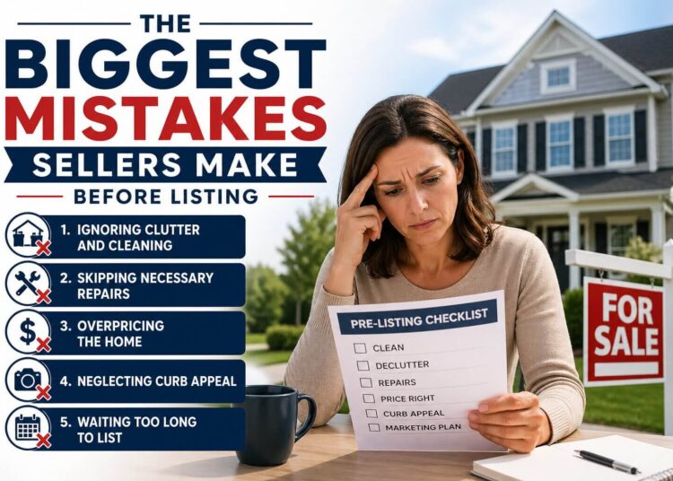 The Biggest Mistakes Sellers Make Before Listing