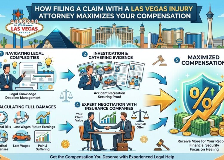 How Filing a Claim with a Las Vegas Injury Attorney Maximizes Your Compensation